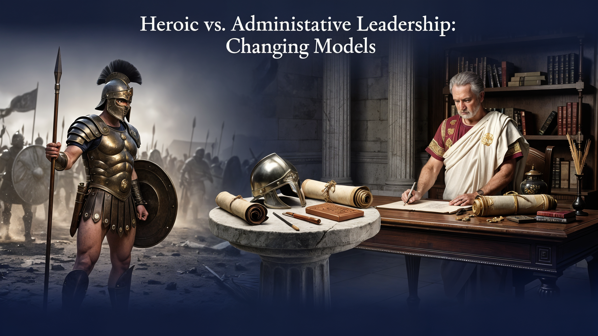 From Heroic Virtue to Administrative Efficiency: The Evolution of Leadership Models
