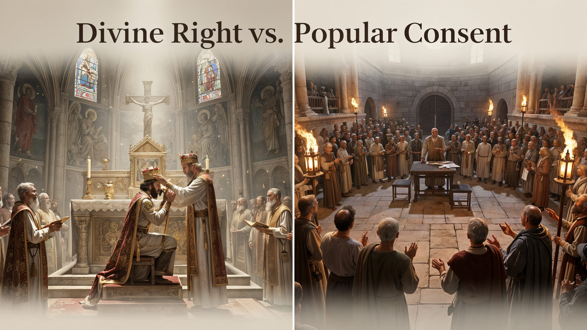 Divine Right vs. Popular Consent: The Foundations of Political Legitimacy